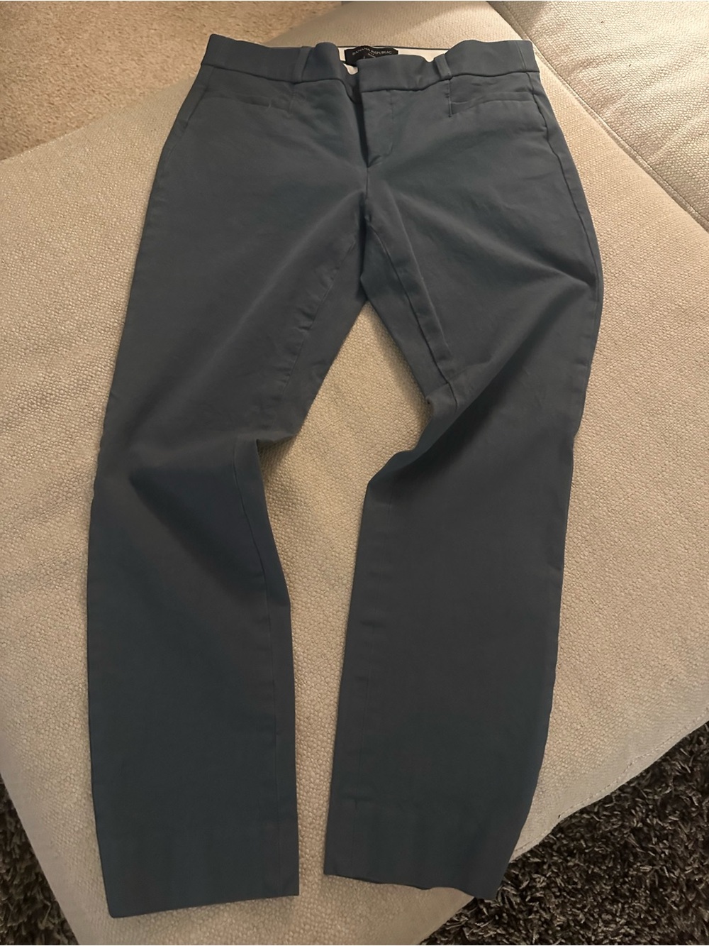 Banana Republic Women's Cropped Chinos in Slate Blue